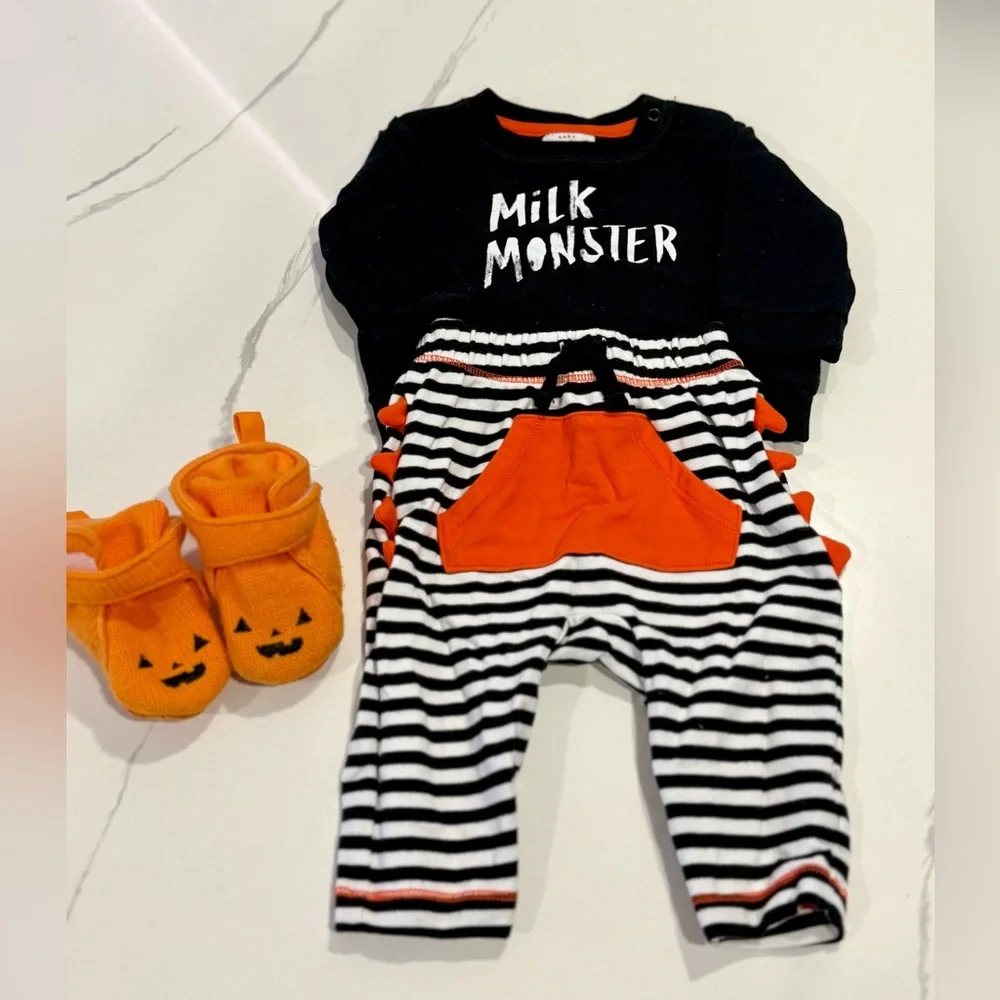 Cat & Jack • Milk Monster Halloween Outfit 🎃